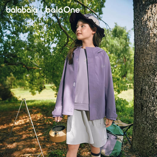 【冲锋衣】巴拉巴拉balaOne儿童外套男女童上衣2025新款秋防泼水 商品图2