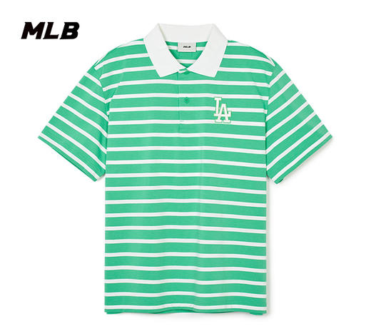 【一口价】MLB男女同款立领条纹款时尚短袖T恤3APQV0343【无货退款介意勿拍】 商品图7