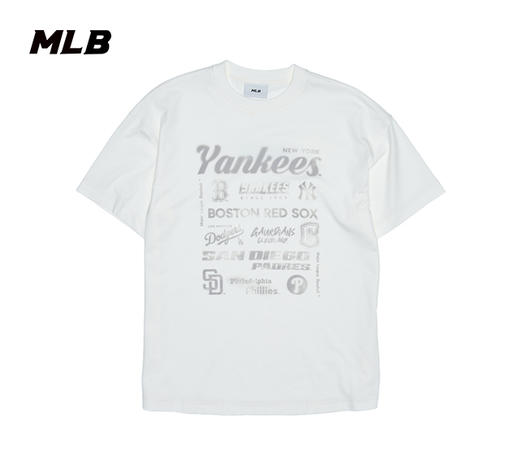 MLB男女同款25春夏新款字母标T恤3FTSB5053【无货退款介意勿拍】 商品图2