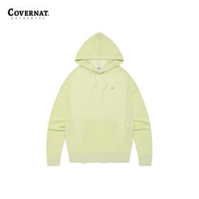 covernat韩国潮牌透气时尚针织连帽衫2024春夏新品CO2402KT10