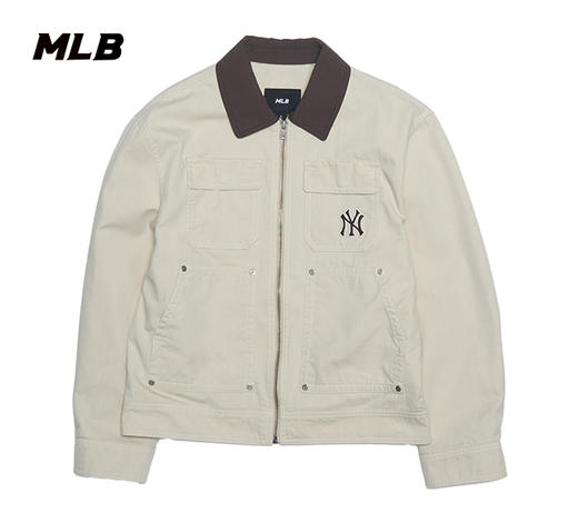 MLB纯色小标男女同款夹克3AJPB0351 商品图6