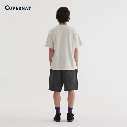 COVERNAT韩国潮牌宽松潮流短裤简约舒适男女同款百搭2025夏季新CO2502SO01 商品图1