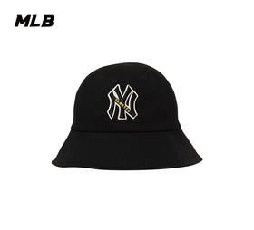 MLB纯色男女同款NY标渔夫帽3AHTD601N