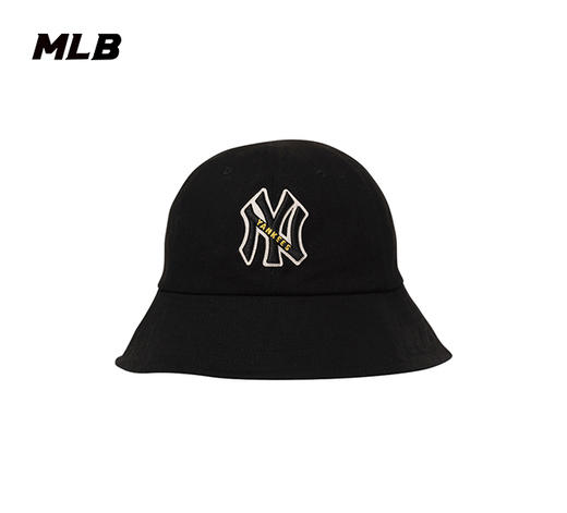 MLB纯色男女同款NY标渔夫帽3AHTD601N 商品图0