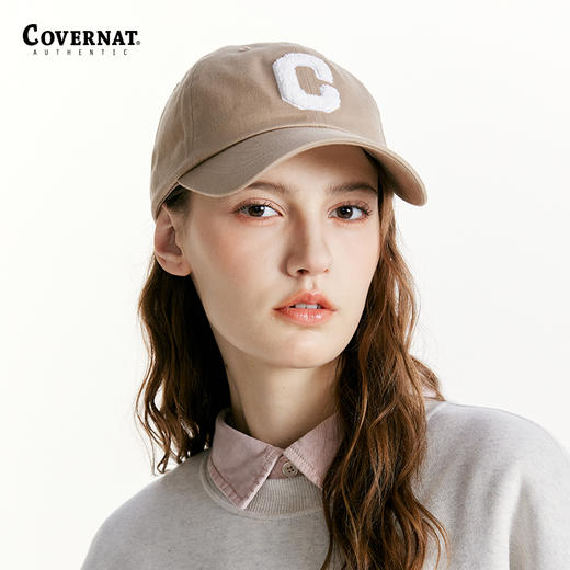 Covernat韩国潮牌C字母帽子时尚经典C标棒球帽男女情侣款鸭舌帽新CO2300CA01 商品图0