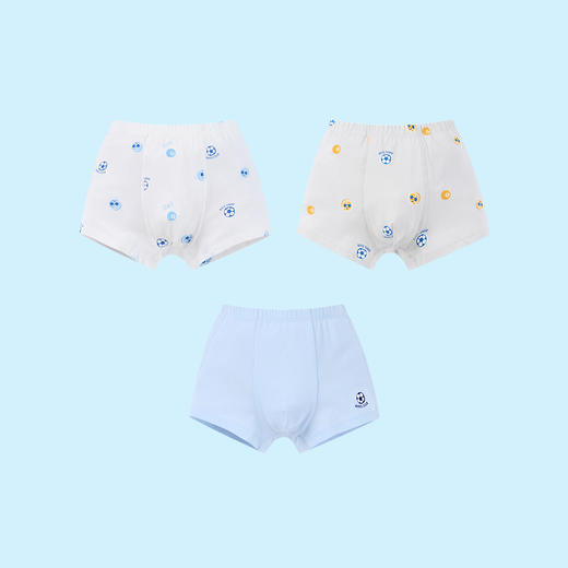 【实体店同款】男童平角裤三件装秋季新款安奈儿童装JB537228 商品图4