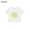 Covernat夏季新品女士大三叶草心形T恤刺绣纯色短袖T恤女款CO2302ST86 商品缩略图2