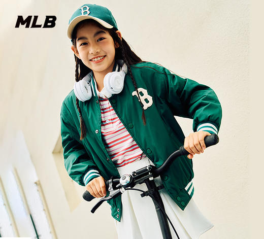 MLB儿童款男女童小标夹克外套7AJPBV134 商品图1