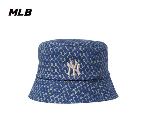 【一口价】MLB男女同款满印老花渔夫帽3AHTH201N【无货退款】 商品图1