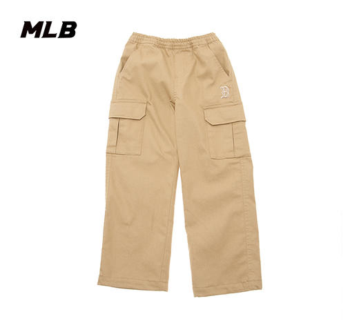 MLB儿童款男女童小标多口袋梭织长裤7AWPCP241 商品图0