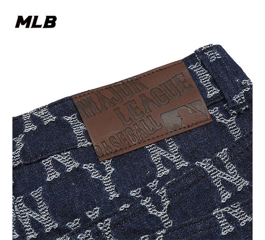 MLB满印老花系列牛仔长裤3FDPM0424 商品图4