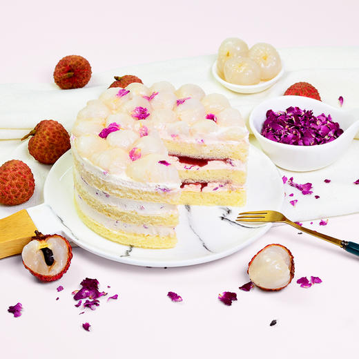 荔枝玫瑰蛋糕 商品图6
