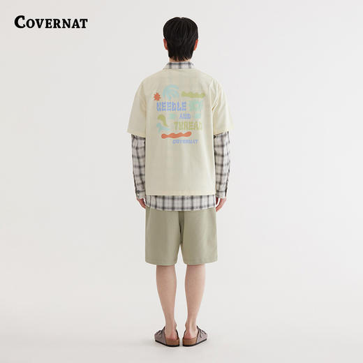 COVERNAT韩国潮牌宽松休闲短裤男女情侣款潮流舒适百搭2025春夏新CO2502SO31 商品图3