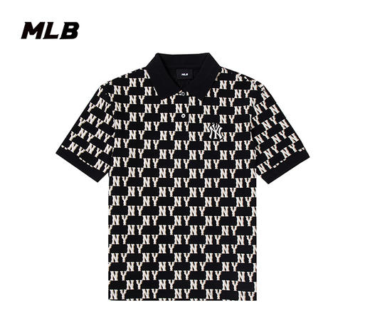 【限时秒杀】MLB女装短袖2023夏季新款运动服翻领半袖休闲T恤3FPQM0233【无货退款介意勿拍】 商品图0
