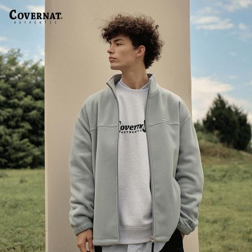 Covernat摇粒绒外套男女同款春新品毛绒拉链外套上衣CO2203JKF1 商品图1