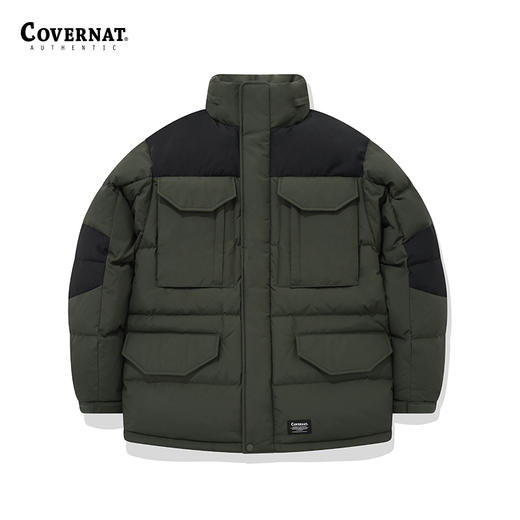 Covernat羽绒服男女RDS工装隐藏帽羽绒外套夹克上衣潮流街头穿搭CO2204DP09OL 商品图0