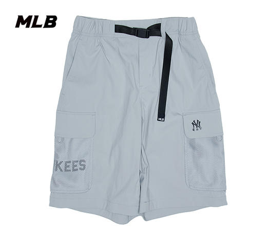 MLB男女同款小标可调节25春夏新款梭织短裤3ASMB1053 商品图0