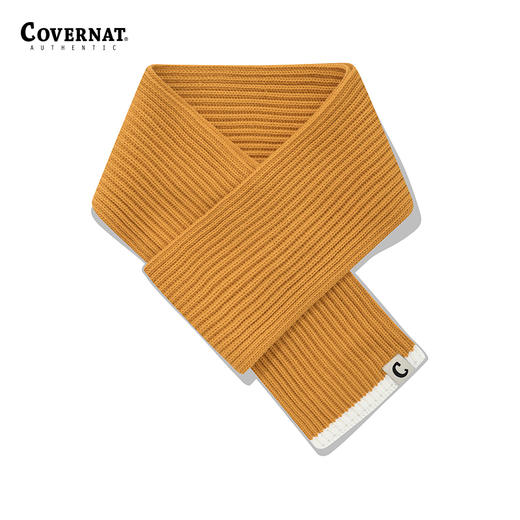covernat韩国潮牌围巾保暖短款围巾黑色街头小众高街潮牌insCO2204TC01 商品图0