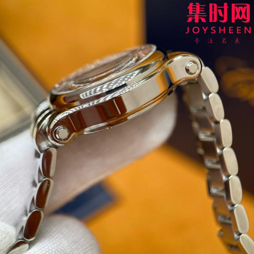 萧邦快乐钻系列5钻30mm HAPPY SPORT 系列278573-3002 快乐钻30钢带款 女士腕表 商品图4
