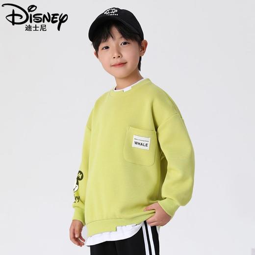 迪士尼男童卫衣春季2025新款帅气炸街男童上衣春秋款假两件春装潮 商品图6