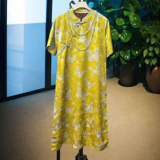 丁摩 【金香玉】新中式国风旗袍改良连衣裙气质显瘦裙子女夏季5ZF-047 商品图2