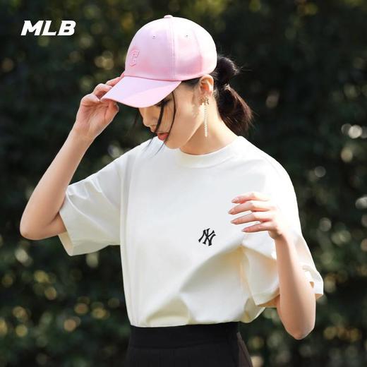 MLB男女同款小标基础款夏季T恤3ATSB1143【无货退款】 商品图2