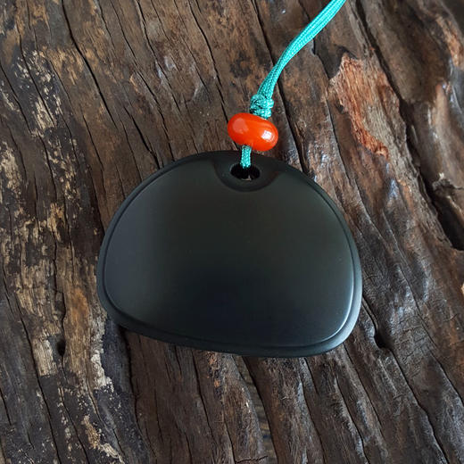 【天然正品】天然精品细腻油润度佳平安无事牌墨玉吊坠中性220325AH29现售价：1680 商品图5