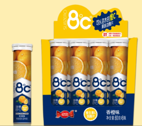 醇然心动海億8°C泡腾片香橙味80g1413-22217660