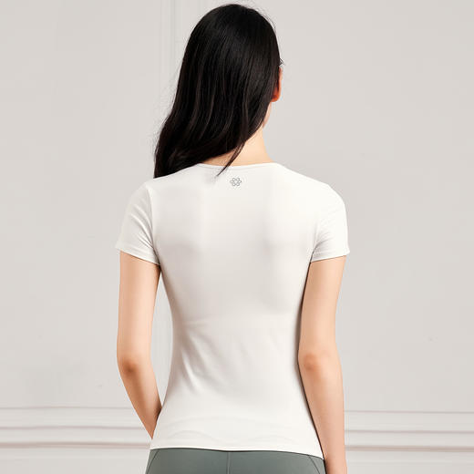 FCA315方领优雅瑜伽短袖 商品图3