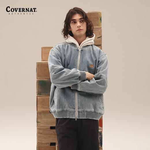 Covernat秋季新品牛仔外套男潮流宽松上衣夹克CO2303JK46 商品图1