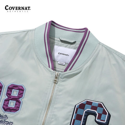 covernat韩国潮牌经典MA-1夹克男女情侣同款潮酷时尚外套2024春夏CO2401JK09 商品图3