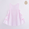【无袖连衣裙】卓儿夏季女童裙子纯棉简约薄款花边短袖中长款连衣裙 商品缩略图1