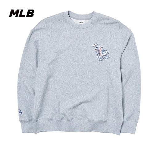 MLB男女同款背标大LOGO涂鸦风套头卫衣3AMTB1344 商品图4