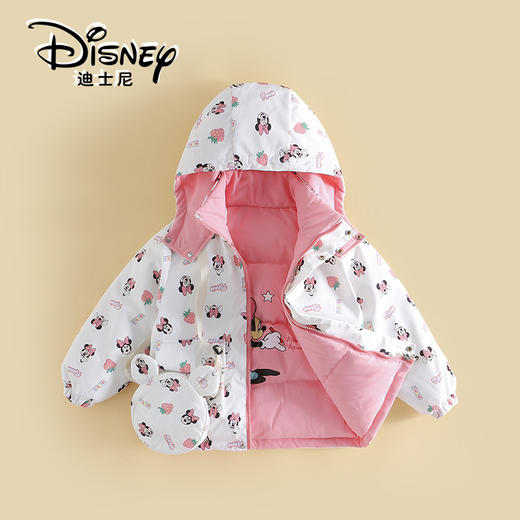 Disney/迪士尼JX儿童双面穿羽绒服男女童加厚保暖外套XME4SU319 商品图4