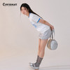 covernat韩国潮牌女士四叶草心形T恤清新潮流时尚短袖2025CO2402ST71 商品缩略图2