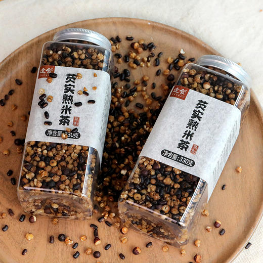 逢食芡实赤豆薏米茶 330g/瓶 古法柴火土灶 三蒸三晒一翻炒 干嚼都很香 商品图1
