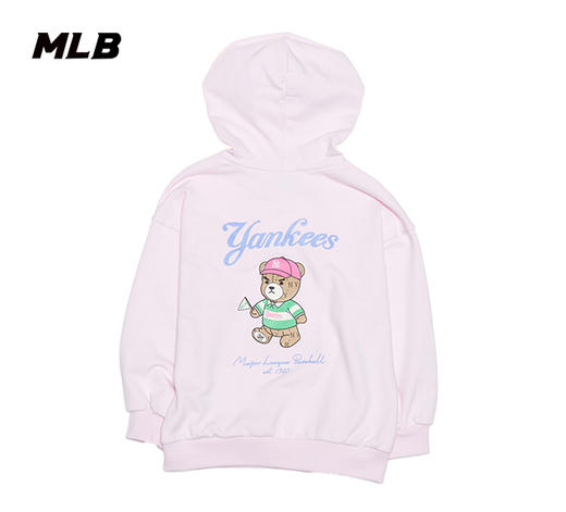 MLB儿童款男女童皱眉熊系列连帽卫衣7AHDC0151 商品图3