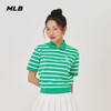 【一口价】MLB女款条纹立领小短款T恤3FPQV0143【无货退款】 商品缩略图3