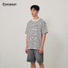 covernat韩国潮牌短袖T恤男女情侣款撞色细条纹圆领纯棉上衣CO2302ST20 商品缩略图1