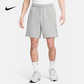 Nike/耐克短裤男裤子夏新款灰色刺绣透气宽松运动五分裤FQ4361