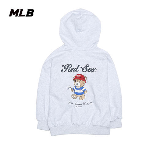 MLB儿童款男女童皱眉熊系列连帽卫衣7AHDC0151 商品图1