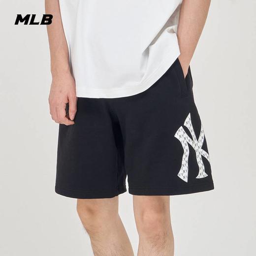 MLB男女同款裤腿标老花标短裤3ASPM0143【无货退款介意勿拍】 商品图1