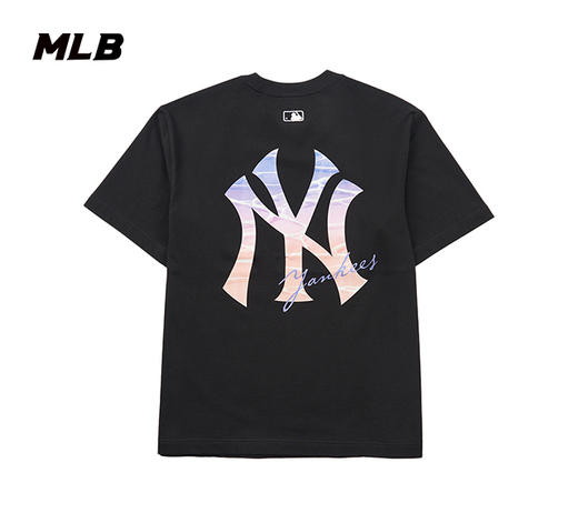 MLB背标彩色水波纹25春夏新款T恤3ATSX0353 商品图3