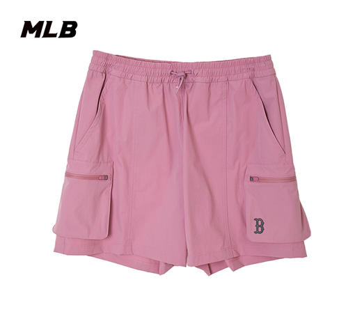 MLB男女同款大口袋25春夏新款梭织短裤3FSMB0353 商品图0
