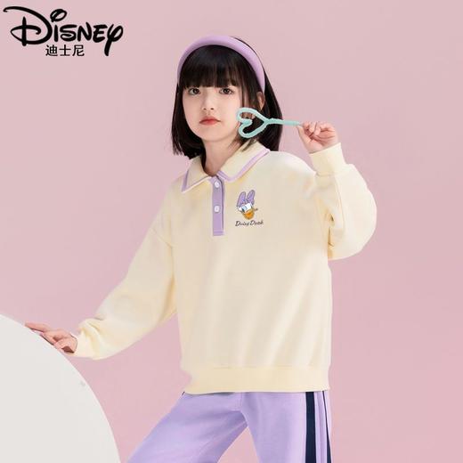 迪士尼女童卫衣春季新款洋气Polo衫女孩春款上衣儿童春装女大童潮 商品图2
