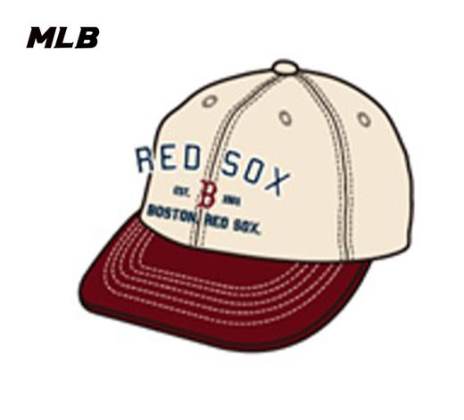 MLB撞色学院风男女同款棒球帽3ACPV085N 商品图1