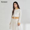 covernat韩国潮牌春季新品女士高领长袖休闲拉链针织衫2025春夏CO2401KT78 商品缩略图2