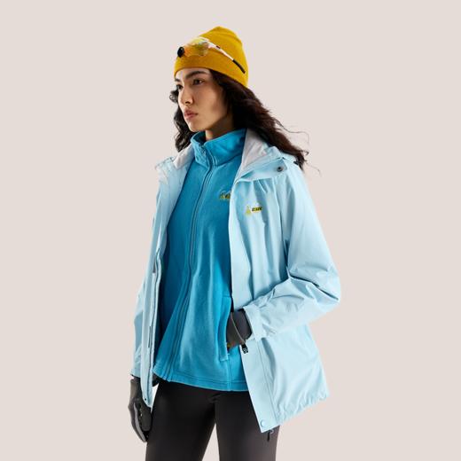 OZARK奥索卡冲锋衣新款高端品牌徒步登山服三合一套抓绒外套女136257 商品图3