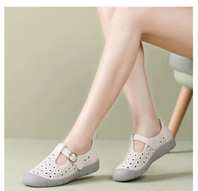 泉州女鞋 镂空设计豆豆鞋2516