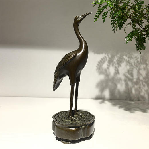 吉祥鹤°黄铜香炉 商品图0